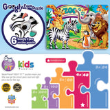 Googly Eyes - Zoo Animals 48 Piece Jigsaw Puzzle