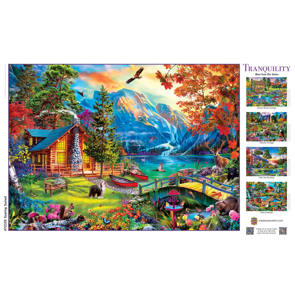 Tranquility - Soaring Sunset 1000 Piece Jigsaw Puzzle