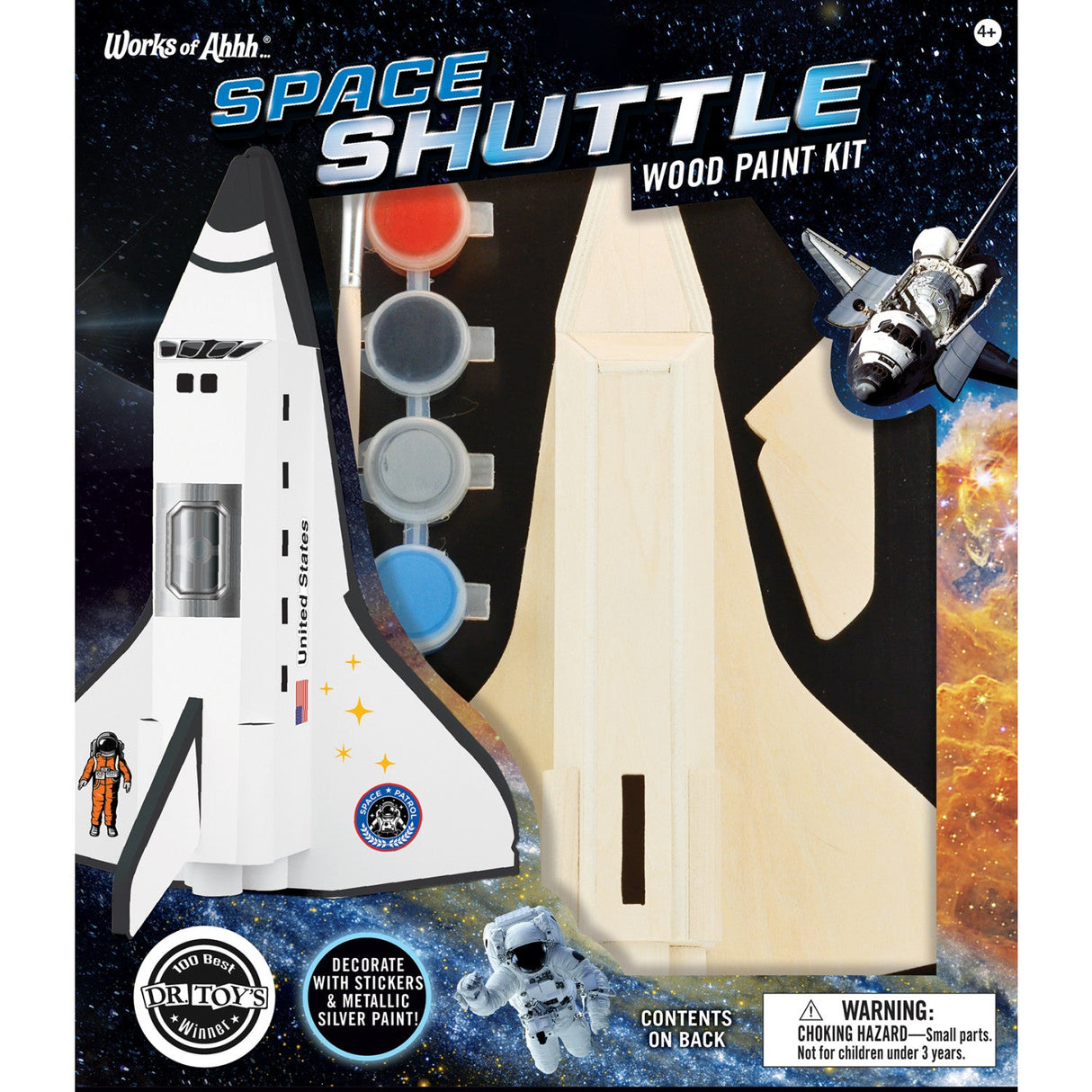 Space Shuttle Wood Craft & Paint Kit