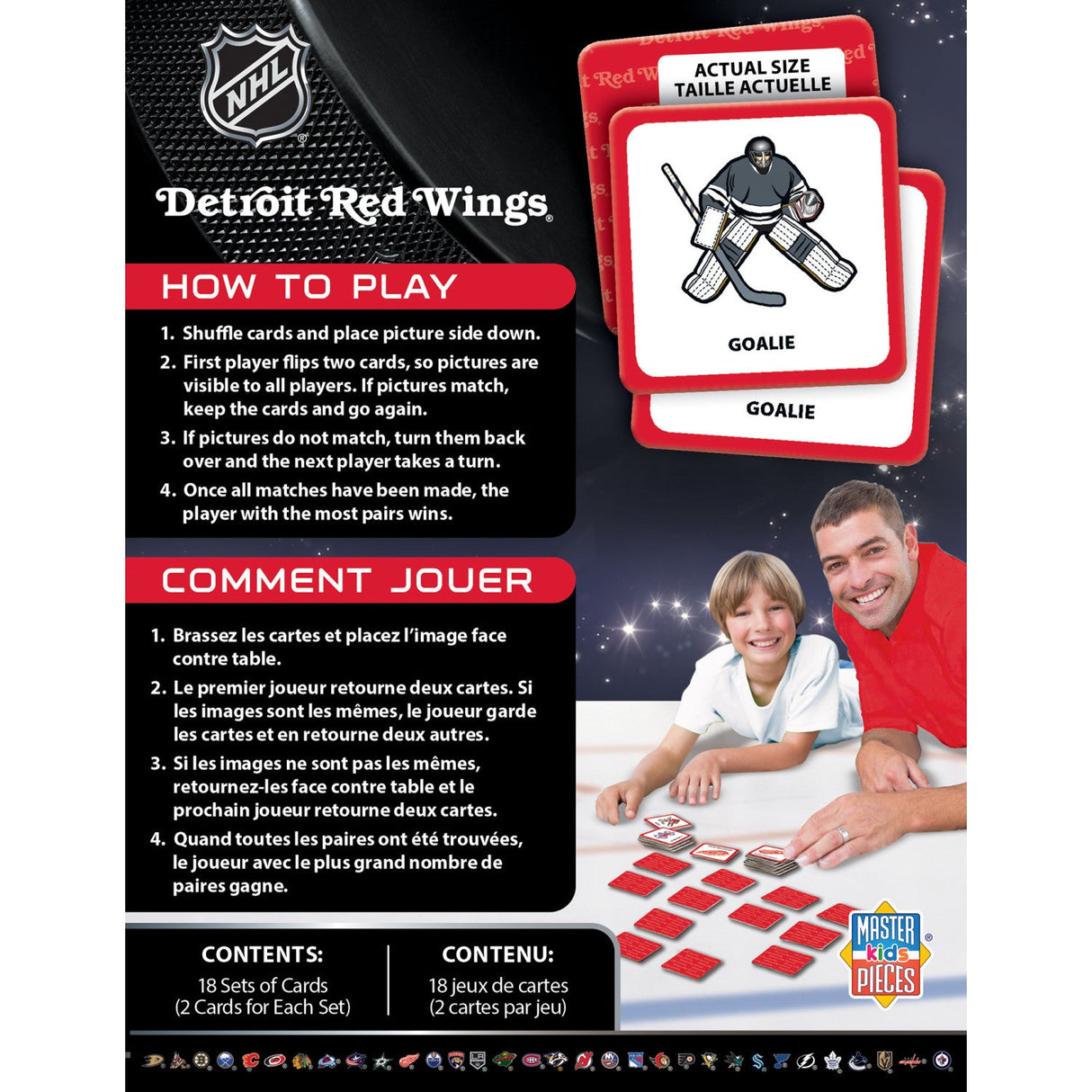 Detroit Red Wings Matching Game