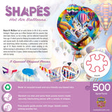 Shapes - Hot Air Balloons 500 Piece Jigsaw Puzzle