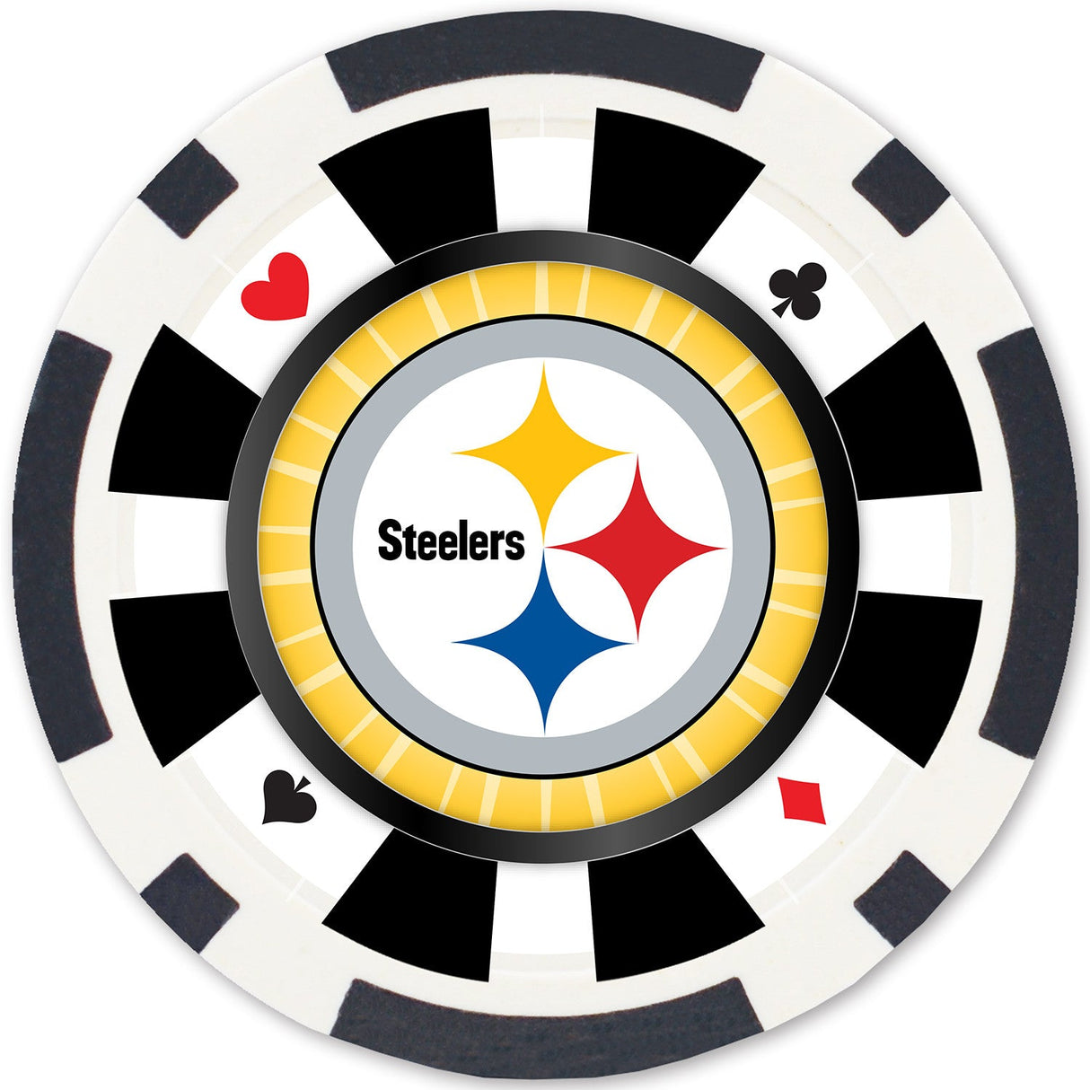 Pittsburgh Steelers 100 Piece Poker Chips