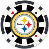 Pittsburgh Steelers 100 Piece Poker Chips