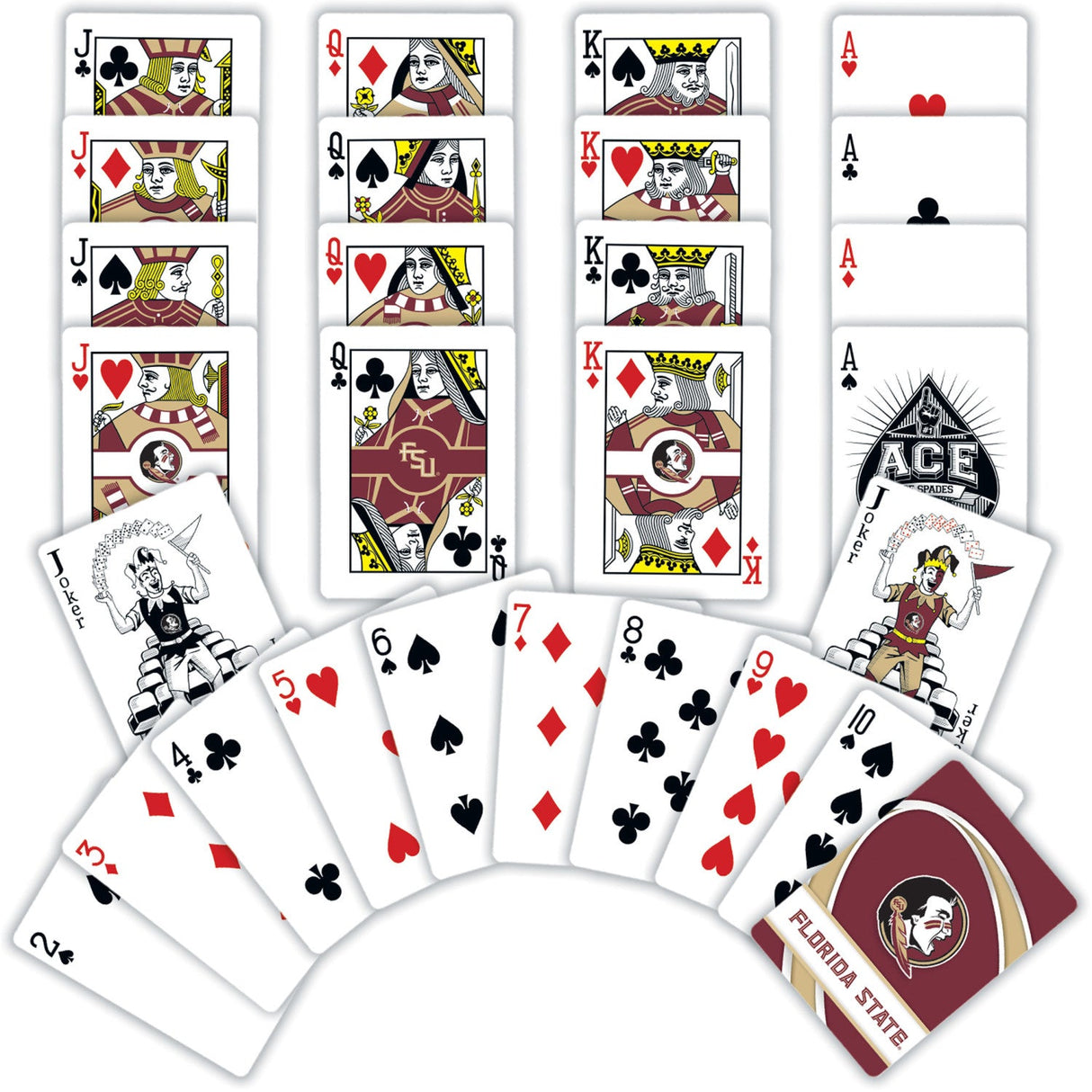 Florida State Seminoles Playing Cards - 54 Card Deck