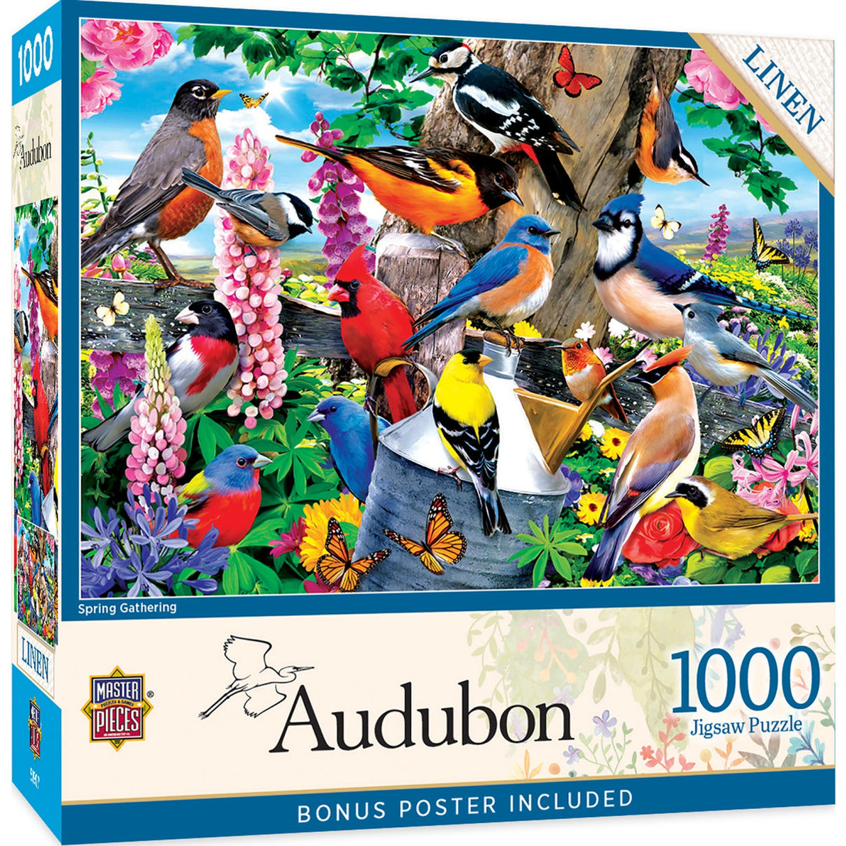 Audubon - Spring Gathering 1000 Piece Jigsaw Puzzle