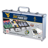 West Virginia Mountaineers 300 Piece Poker Set