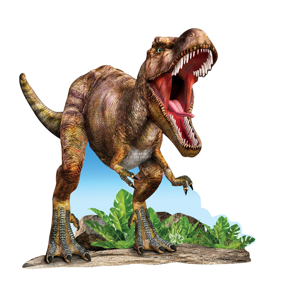 T-Rex 100 Piece Shaped Jigsaw Puzzle