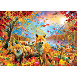 Hidden Images - Foxes and Friends 500 Piece Jigsaw Puzzle