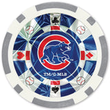 Chicago Cubs 20 Piece Poker Chips