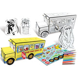 Sesame Street - School Bus Cardboard Buildable Craft Kit