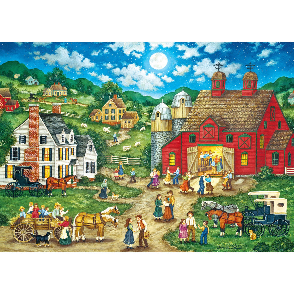 Heartland - Friday Night Hoe Down 500 Piece Jigsaw Puzzle