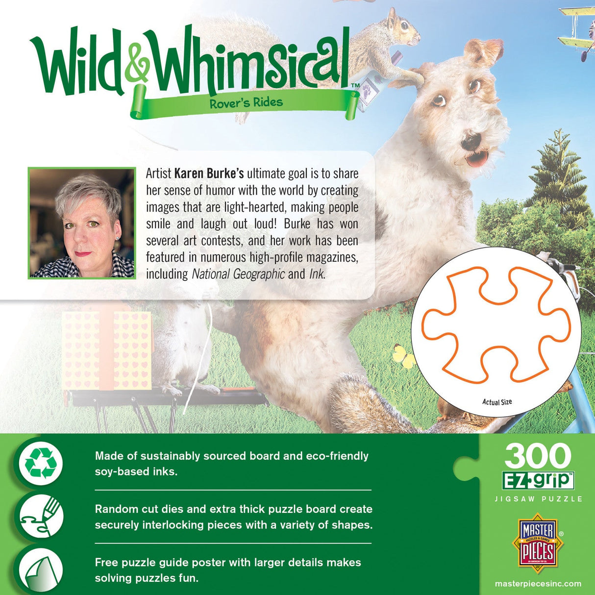 Wild & Whimsical - Rover Rides 300 Piece EZ Grip Jigsaw Puzzle