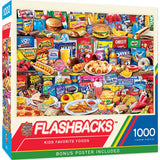 Flashbacks - Kids Favorite Foods 1000 Piece Jigsaw Puzzle