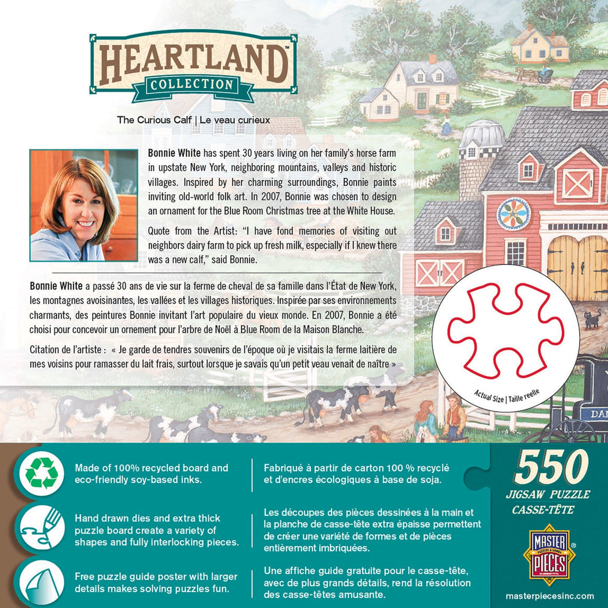 Heartland - The Curious Calf 550 Piece Jigsaw Puzzle