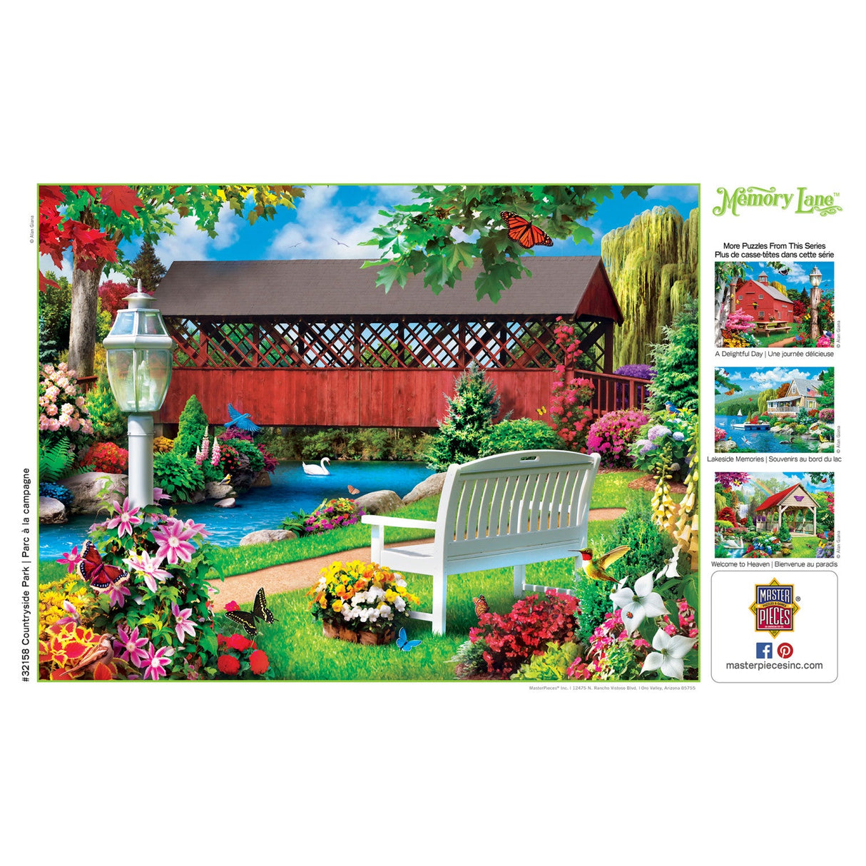 Memory Lane - Countryside Park 300 Piece EZ Grip Jigsaw Puzzle