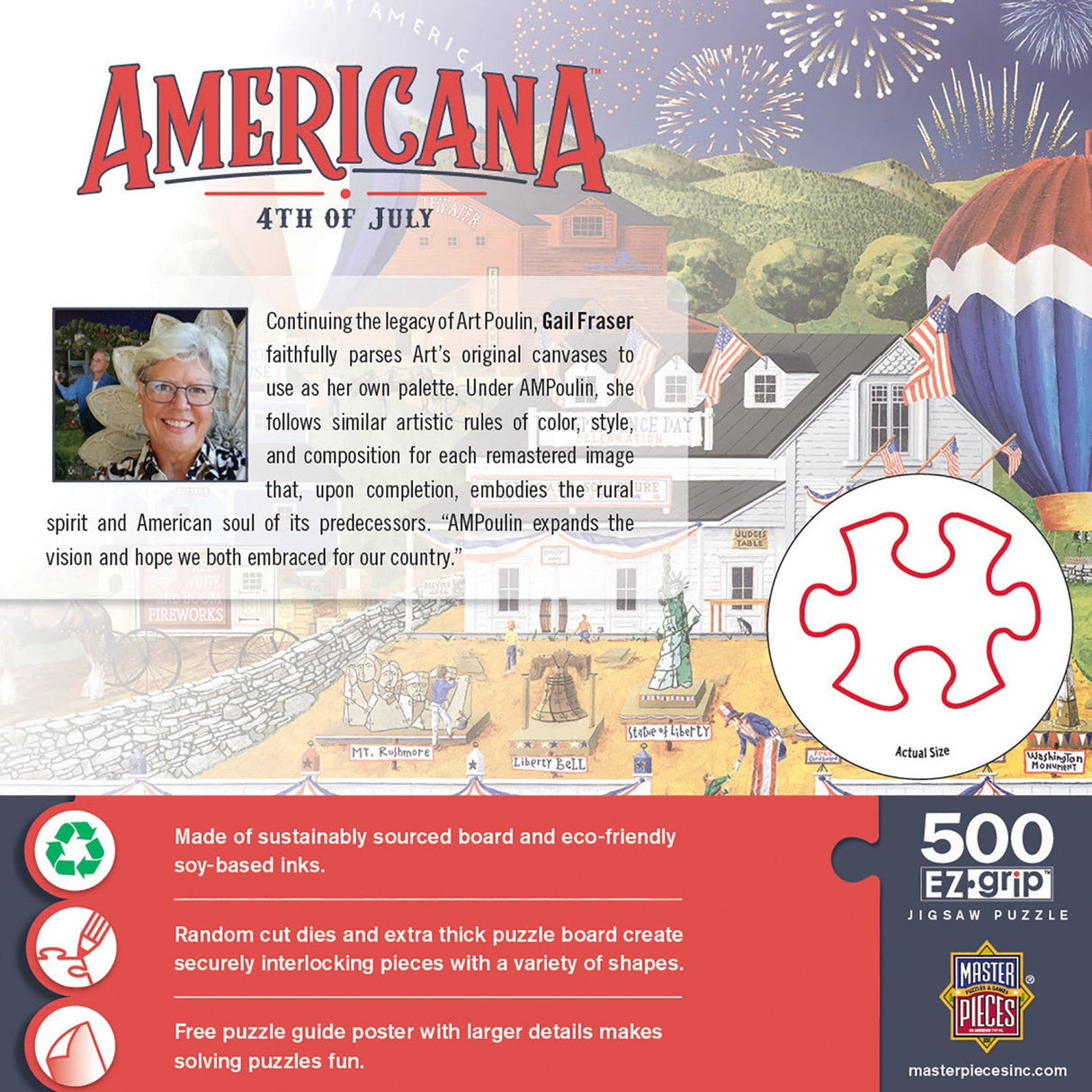 Americana - 4th of July 500 Piece EZ Grip Jigsaw Puzzle