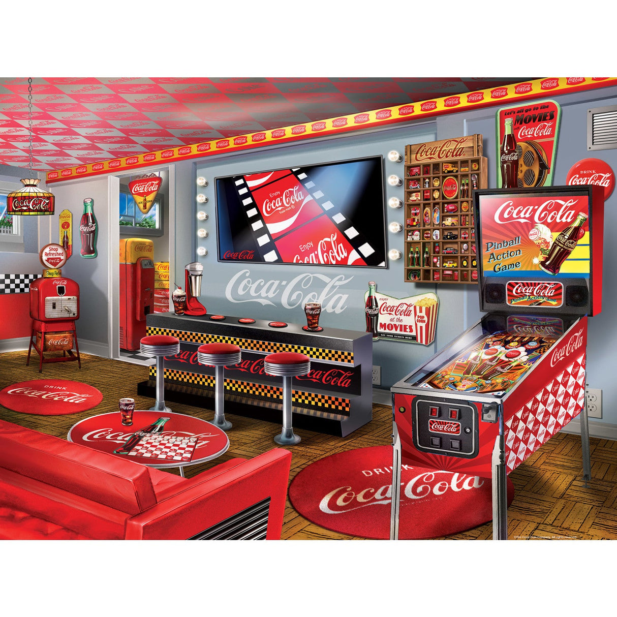 Coca-Cola - Collector's Hideaway 300 Piece EZ Grip Jigsaw Puzzle