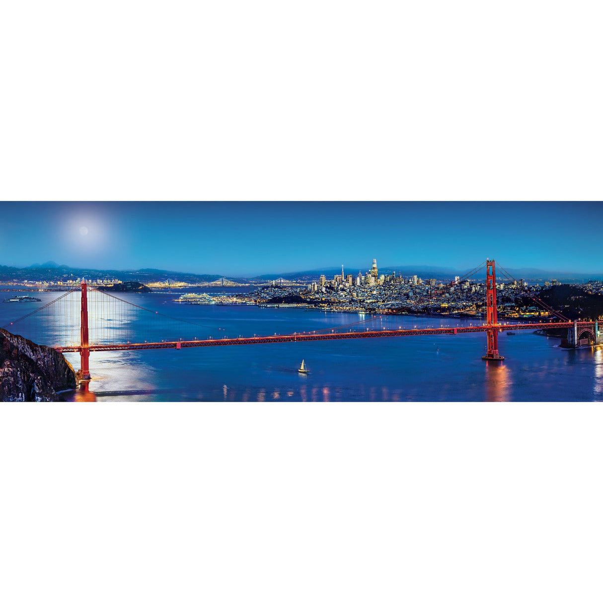 San Francisco, California 1000 Piece Panoramic Jigsaw Puzzle