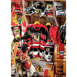 Chicago Blackhawks - Locker Room 500 Piece Jigsaw Puzzle