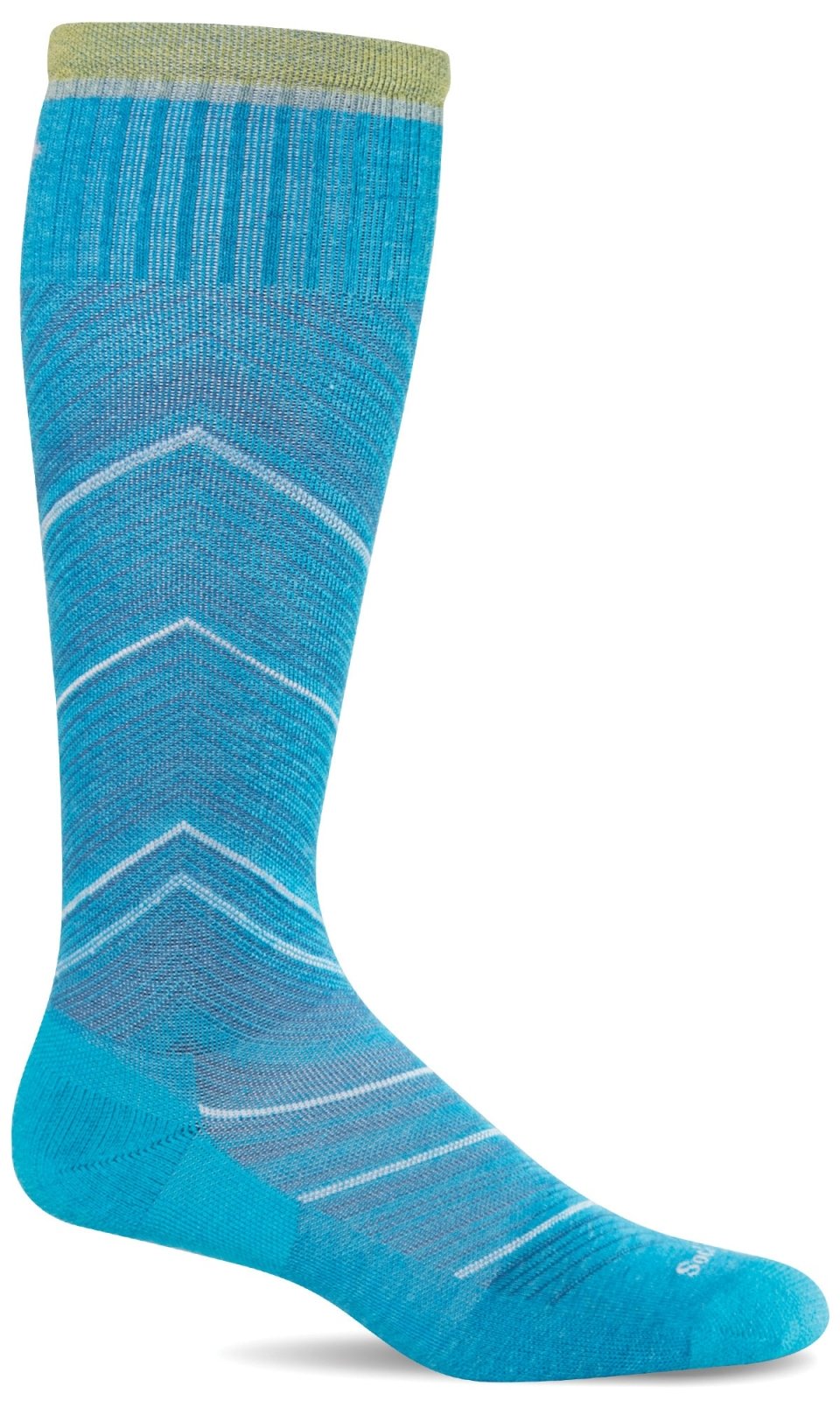 Calcetines de compresión graduados moderados Full Flattery para mujer - Ajuste ancho en pantorrilla de Sockwell Socks