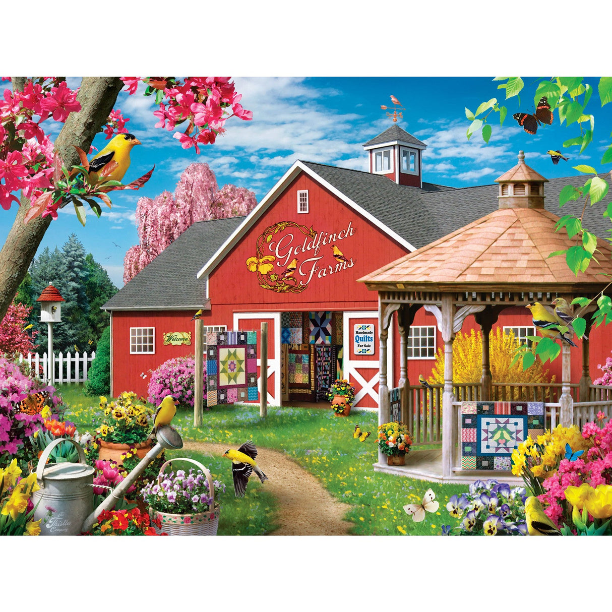 Memory Lane - Goldfinch Farms 300 Piece EZ Grip Jigsaw Puzzle