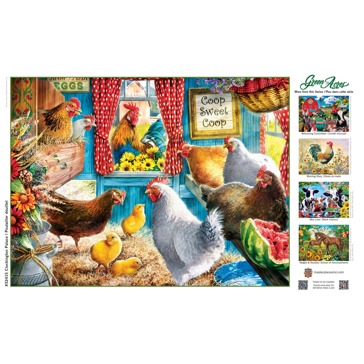 Green Acres - Cluckington Palace 300 Piece EZ Grip Jigsaw Puzzle