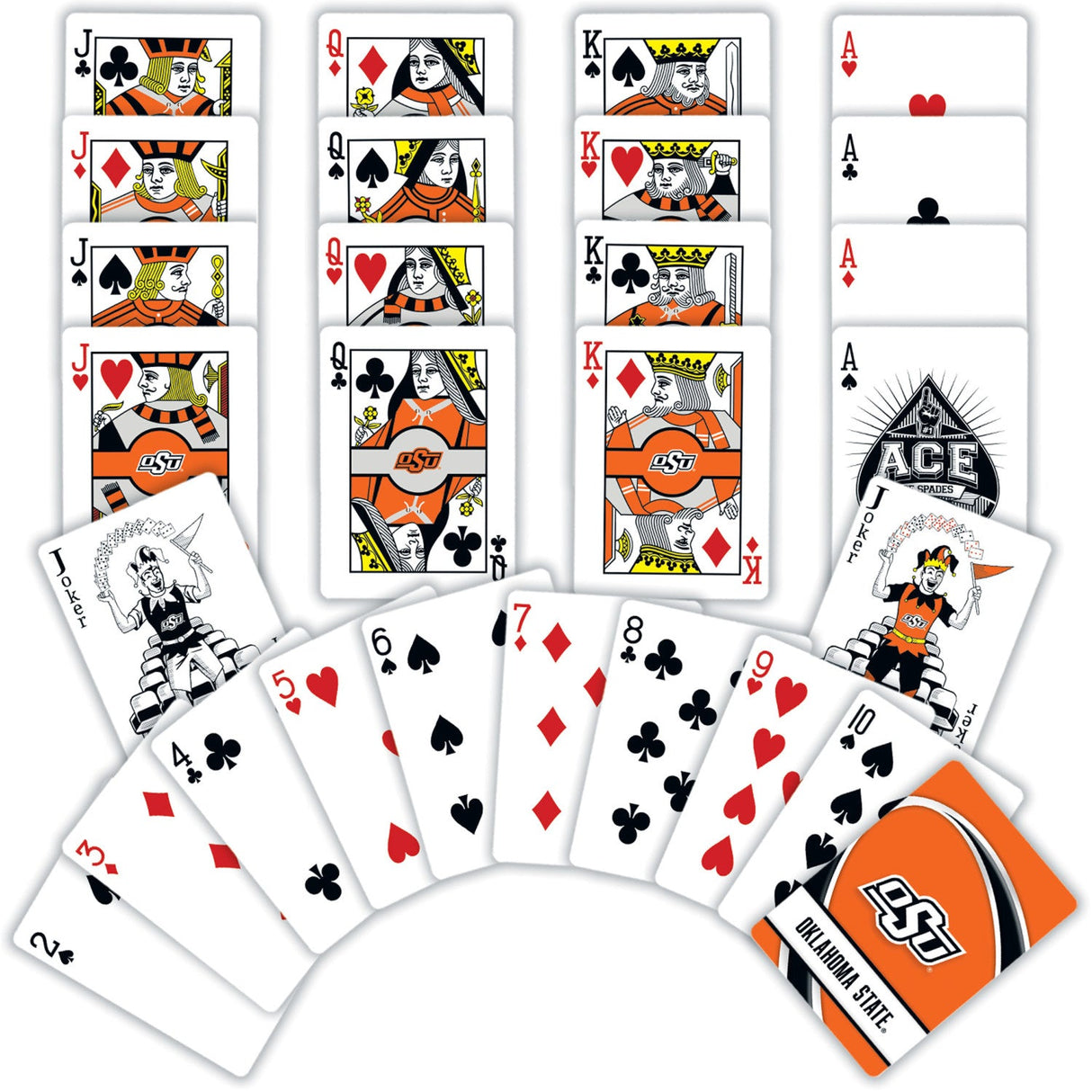 Oklahoma State Cowboys Playing Cards - 54 Card Deck