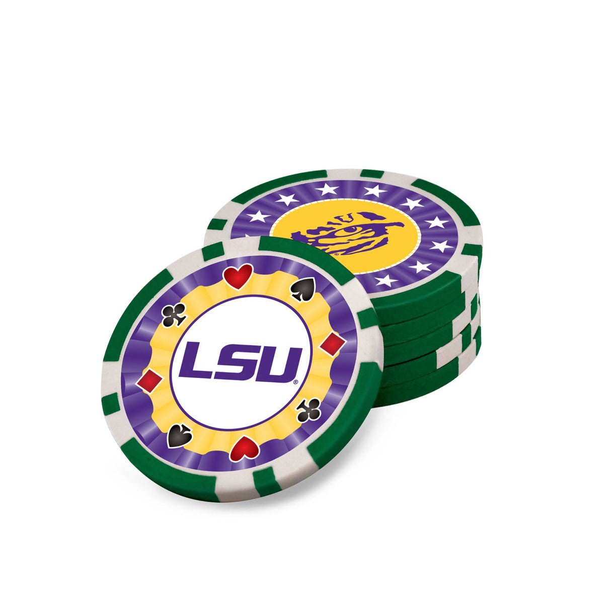 LSU Tigers 300 Piece Poker Set