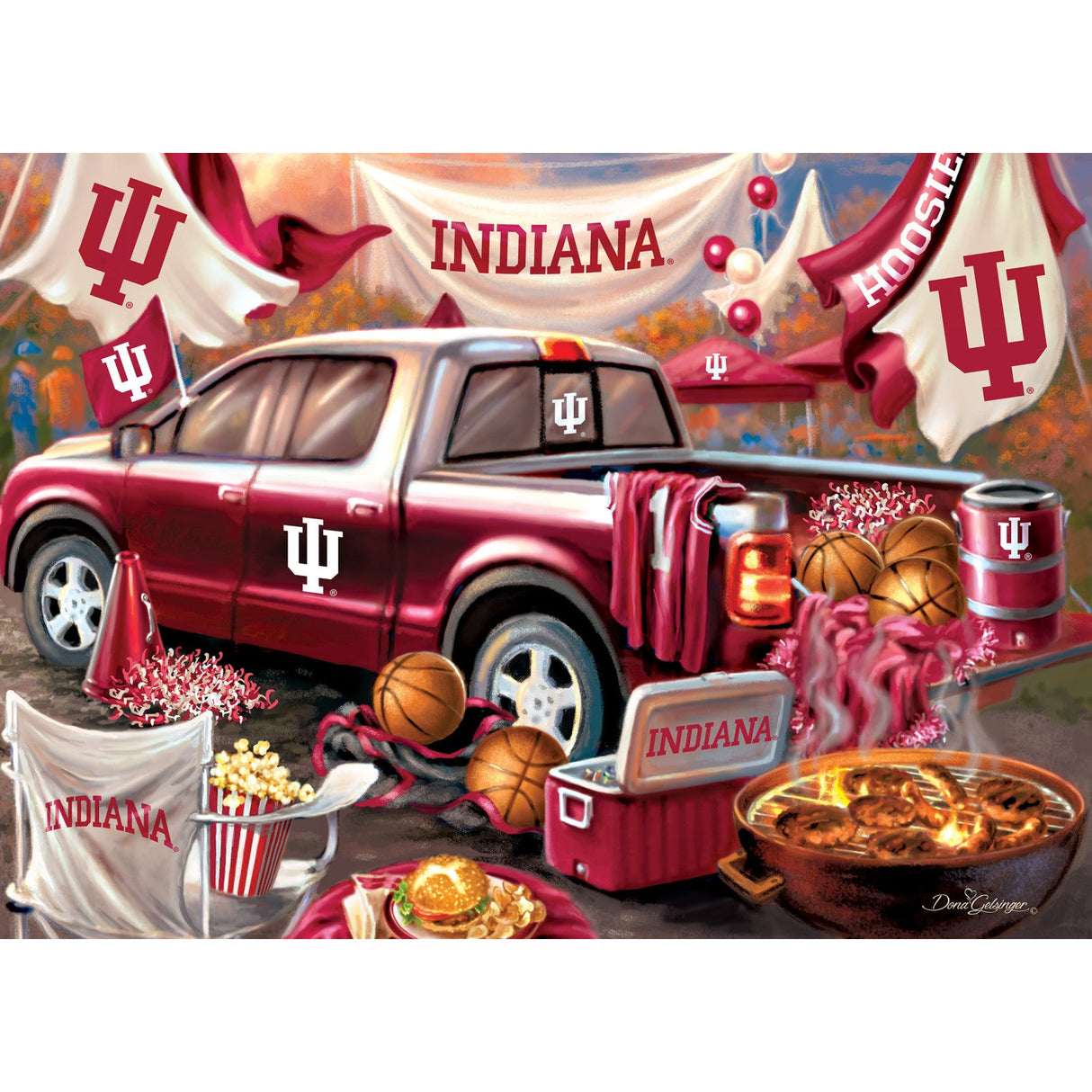 Indiana Hoosiers - Gameday 1000 Piece Jigsaw Puzzle