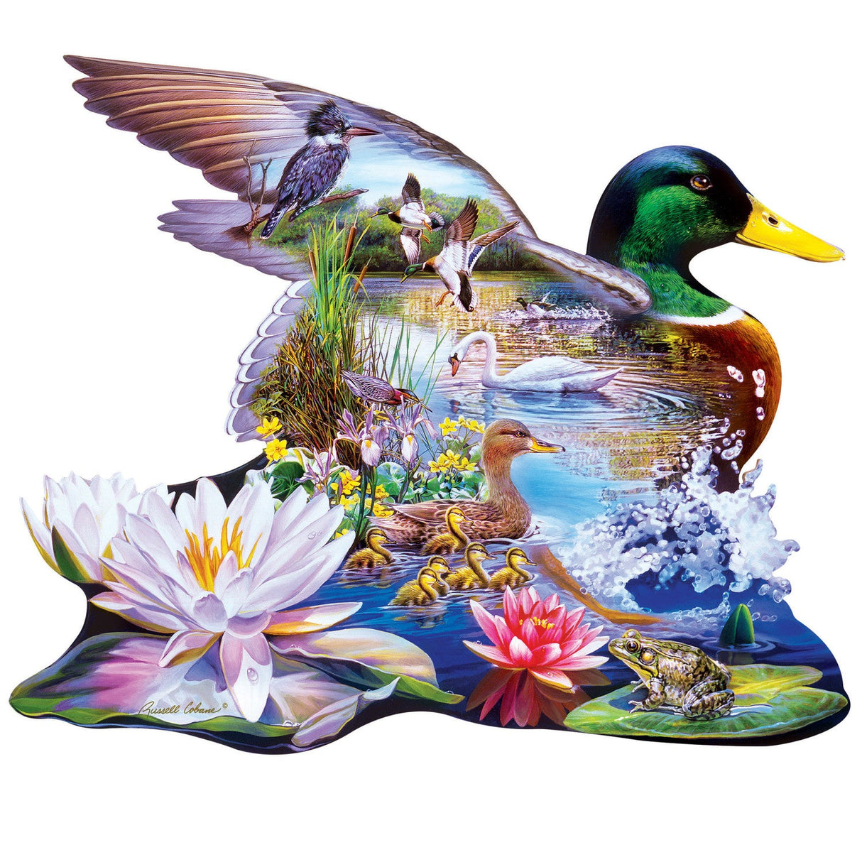 Shapes - Woodland Ducks 500 Piece Jigsaw Puzzle