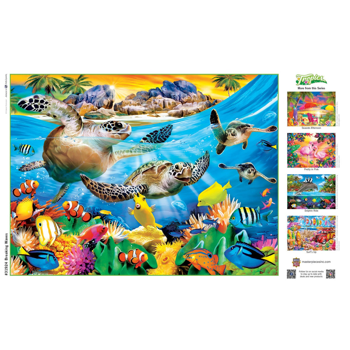 Tropics - Breaking Waves 300 Piece EZ Grip Jigsaw Puzzle