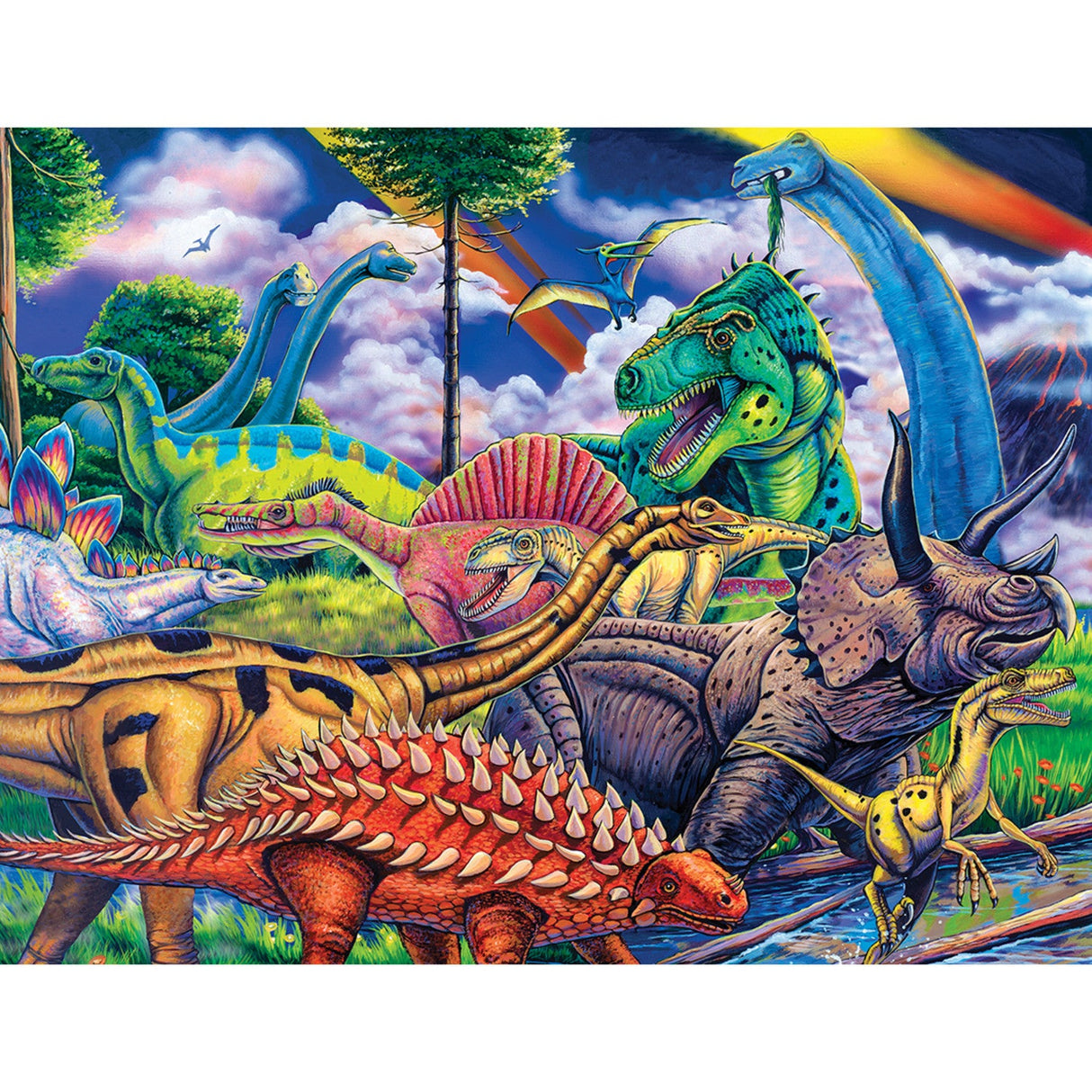 World of Animals - Dinosaur Friends 100 Piece Jigsaw Puzzle