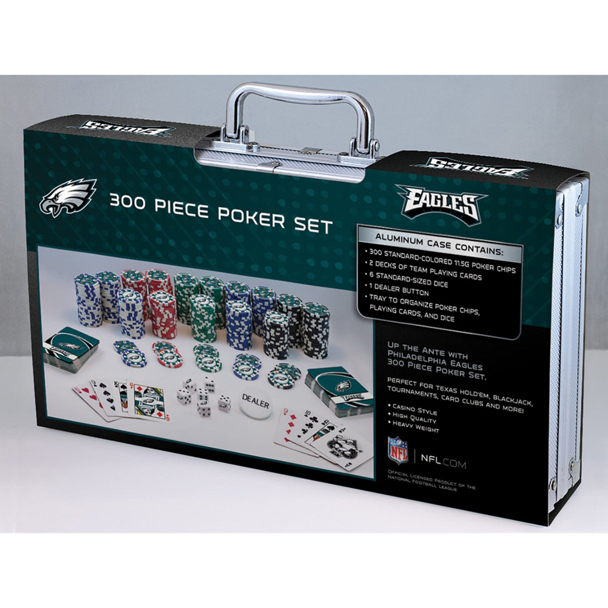 Philadelphia Eagles 300 Piece Poker Set