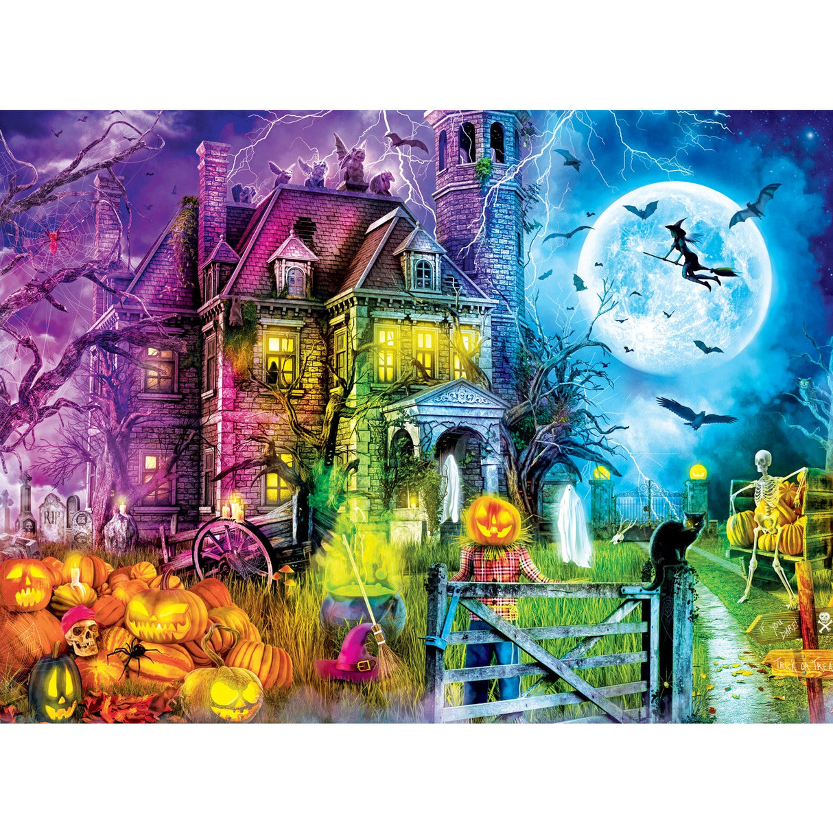 Halloween Glow in the Dark - Spooky Night 100 Piece Jigsaw Puzzle