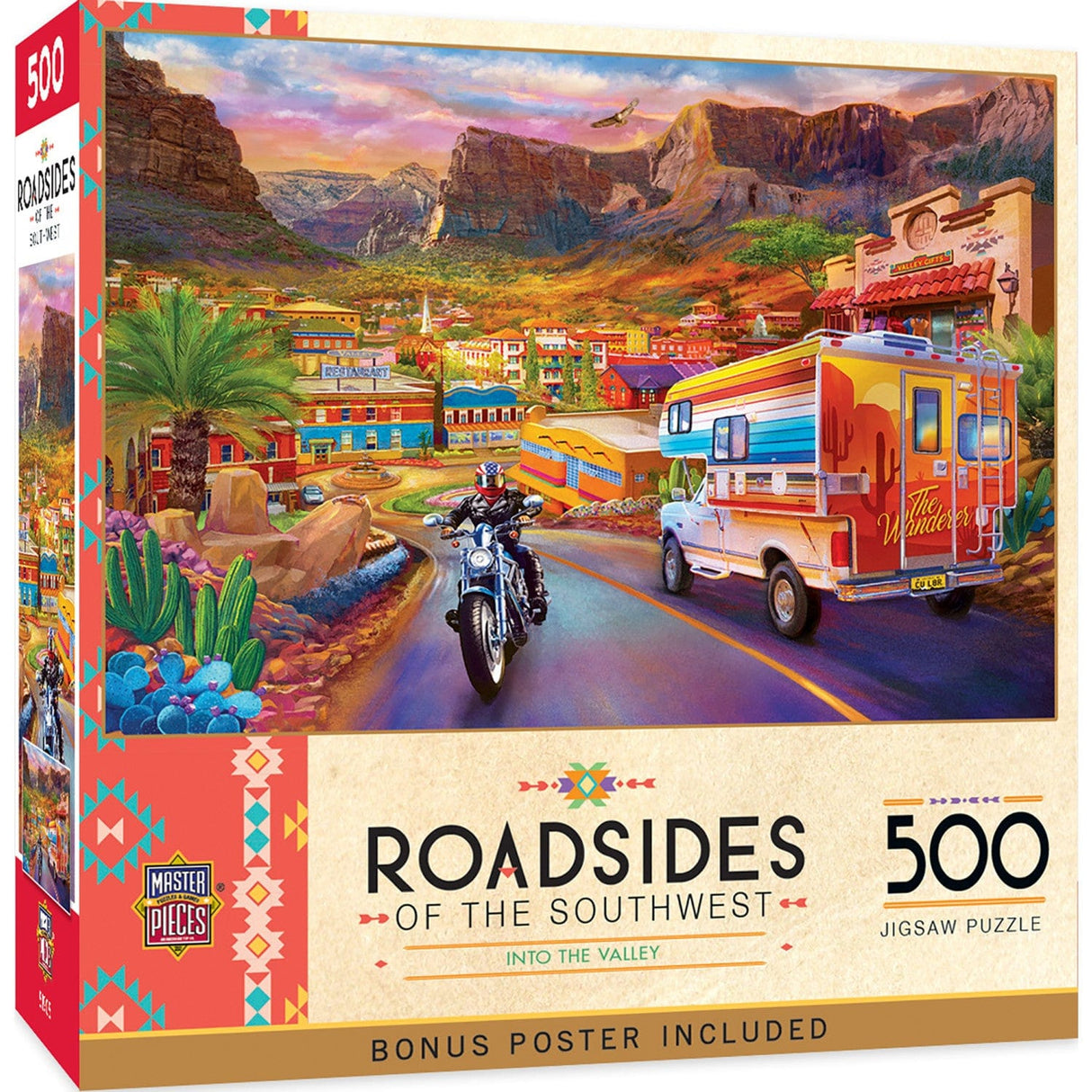 Roadsides of the Southwest - Into the Valley 500 Piece Jigsaw Puzzle