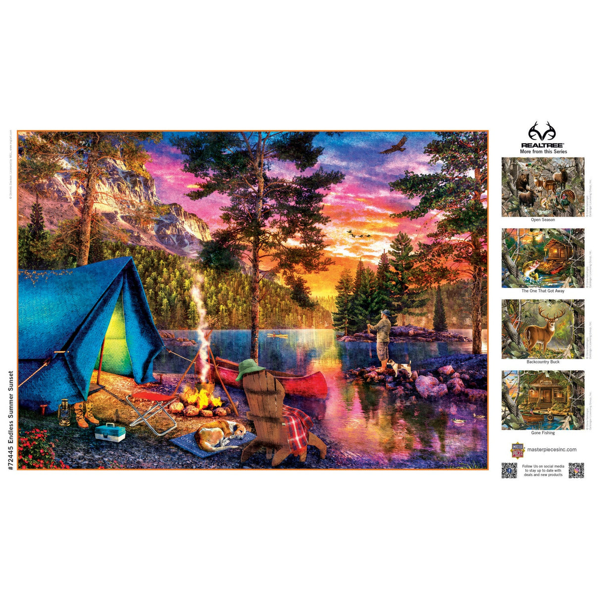 Realtree - Endless Summer Sunset 1000 Piece Jigsaw Puzzle