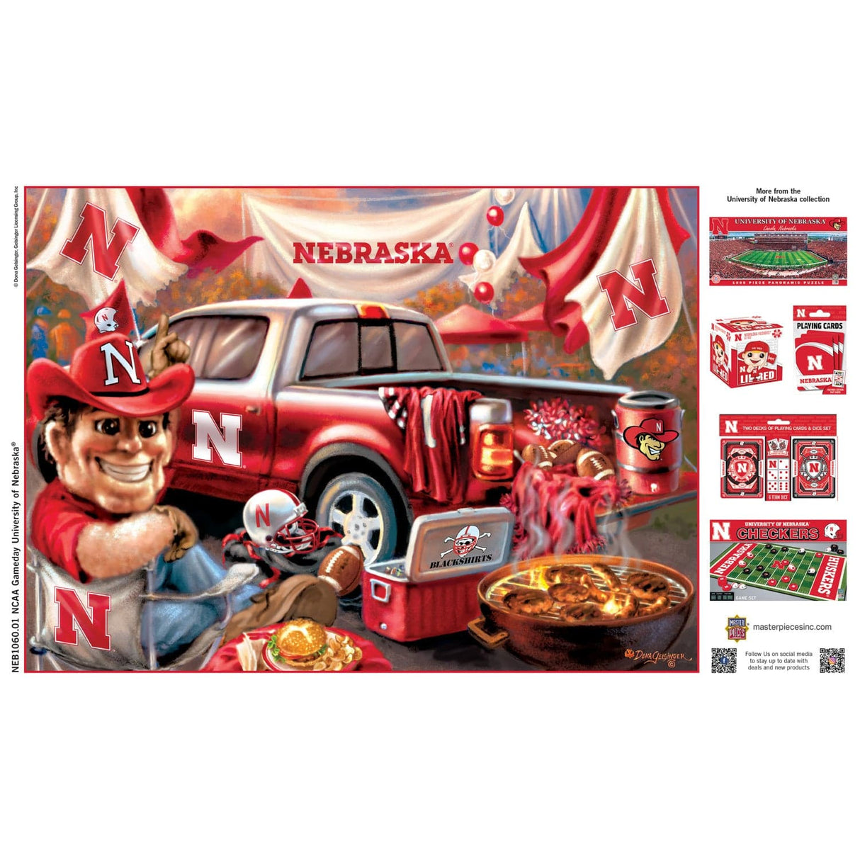 Nebraska Cornhuskers - Gameday 1000 Piece Jigsaw Puzzle