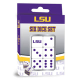 LSU Tigers Dice Set - 16mm