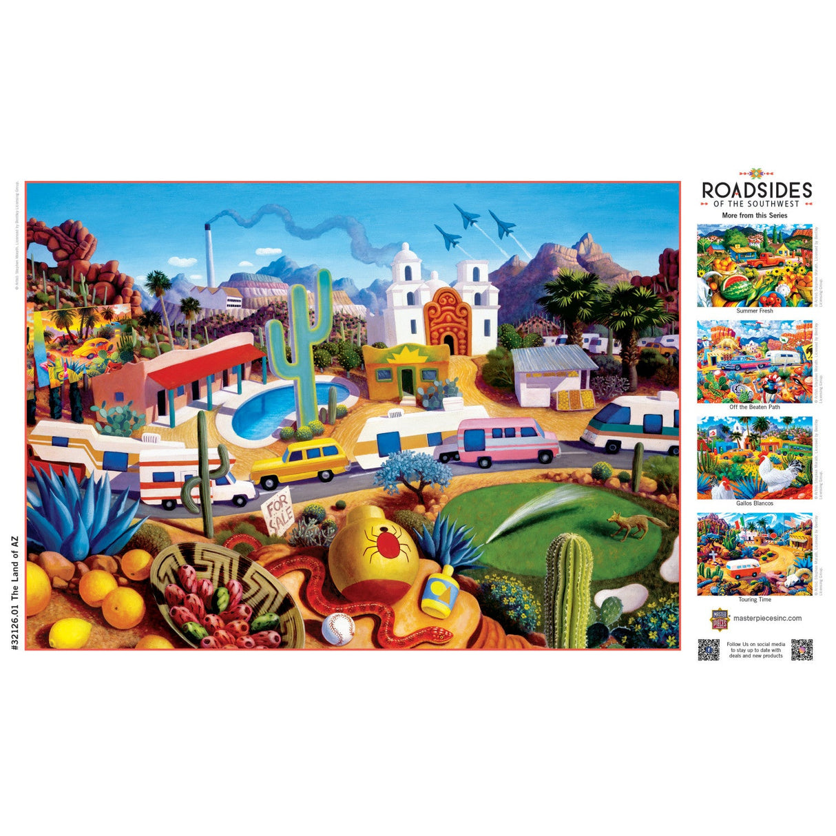 Roadsides of the Southwest - Land of AZ 500 Piece Jigsaw Puzzle