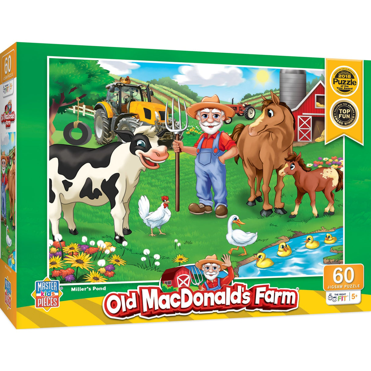 Old MacDonald's Farm - Miller's Pond 60 Piece Jigsaw Puzzle