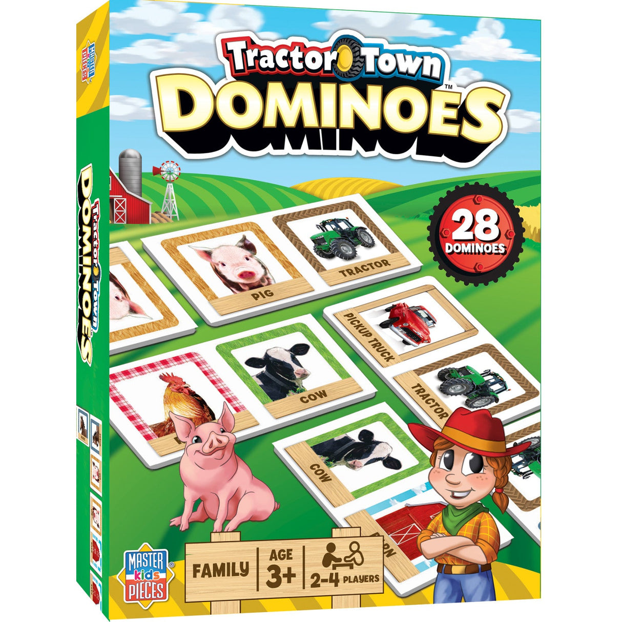 Tractor Town Picture Dominoes