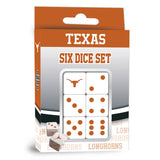 Texas Longhorns Dice Set