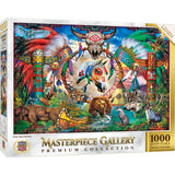 Masterpiece Gallery - Tribal Spirit Animals 1000 Piece Jigsaw Puzzle