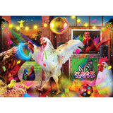 Wild & Whimsical - Chicken Dance 1000 Piece Jigsaw Puzzle