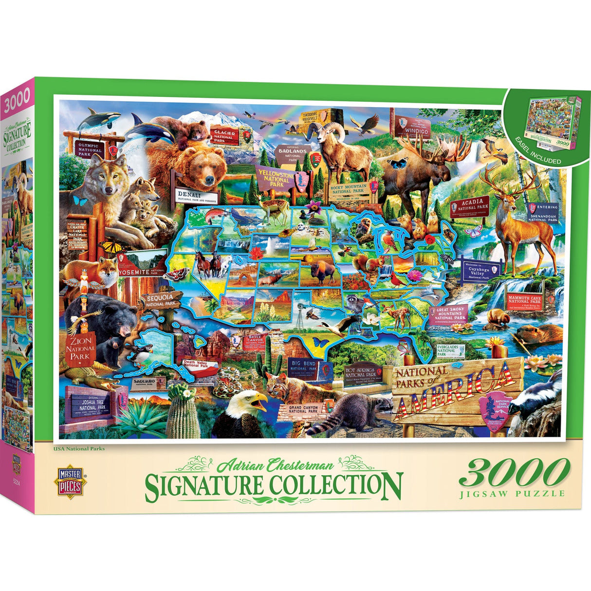 Signature Collection - USA National Parks 3000 Piece Jigsaw Puzzle