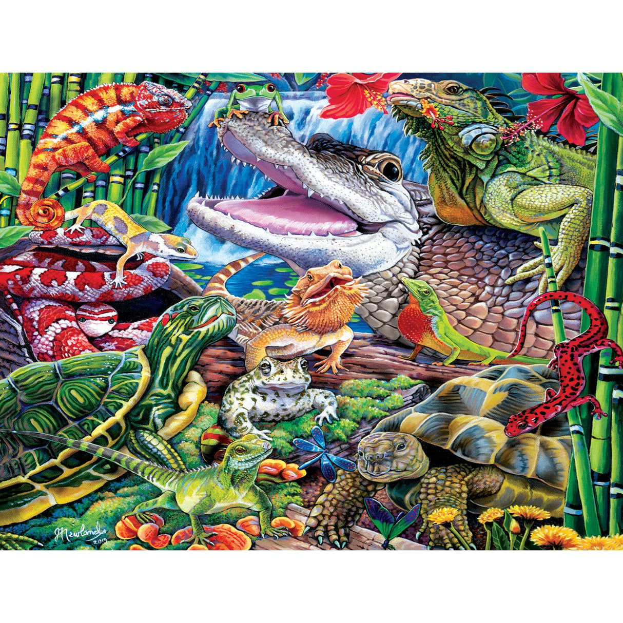 World of Animals - Reptile Friends 100 Piece Jigsaw Puzzle