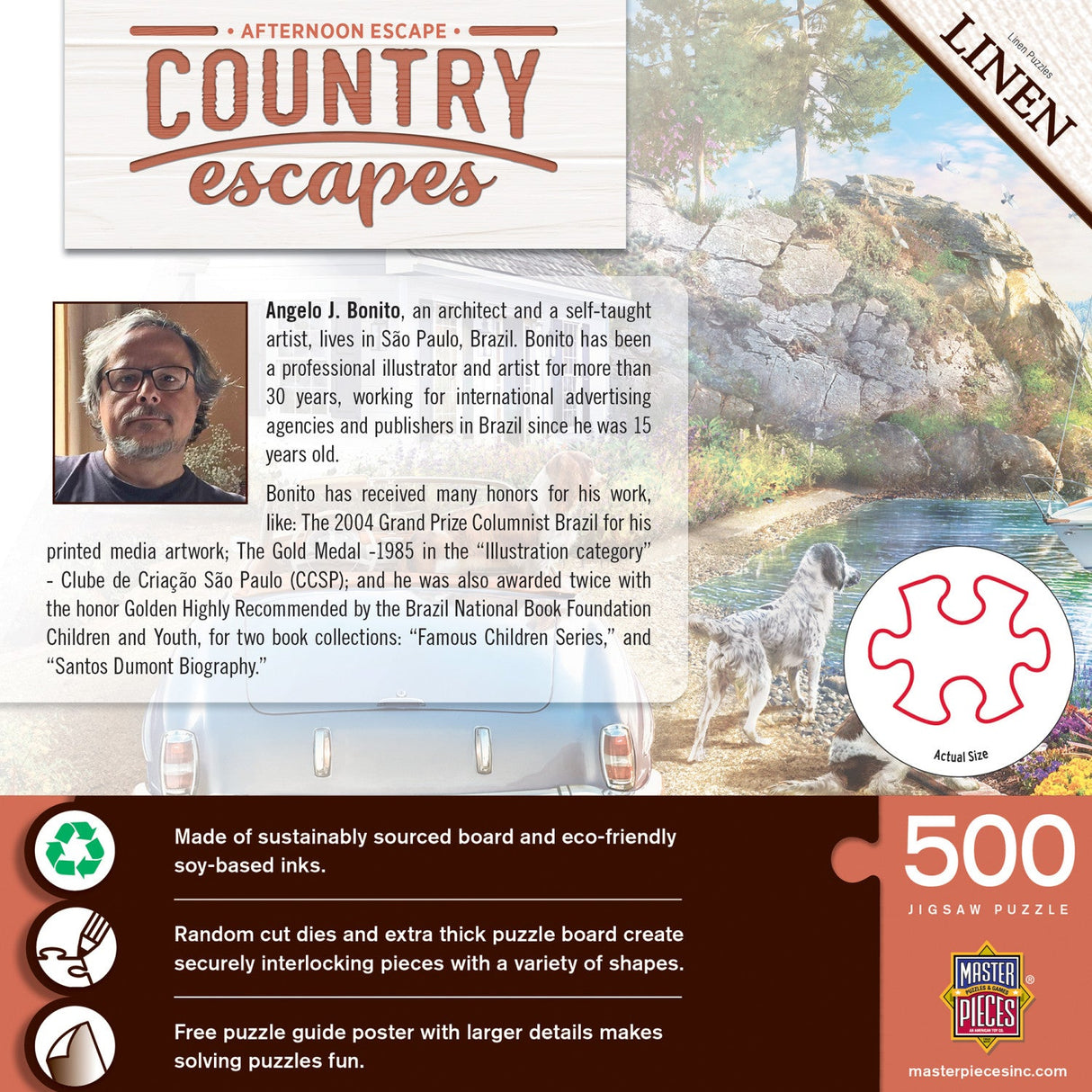 Country Escapes - Afternoon Escape 500 Piece Jigsaw Puzzle