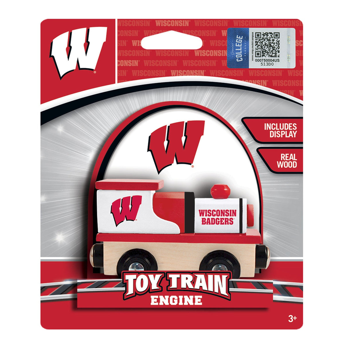 Wisconsin Badgers Toy Train Engine