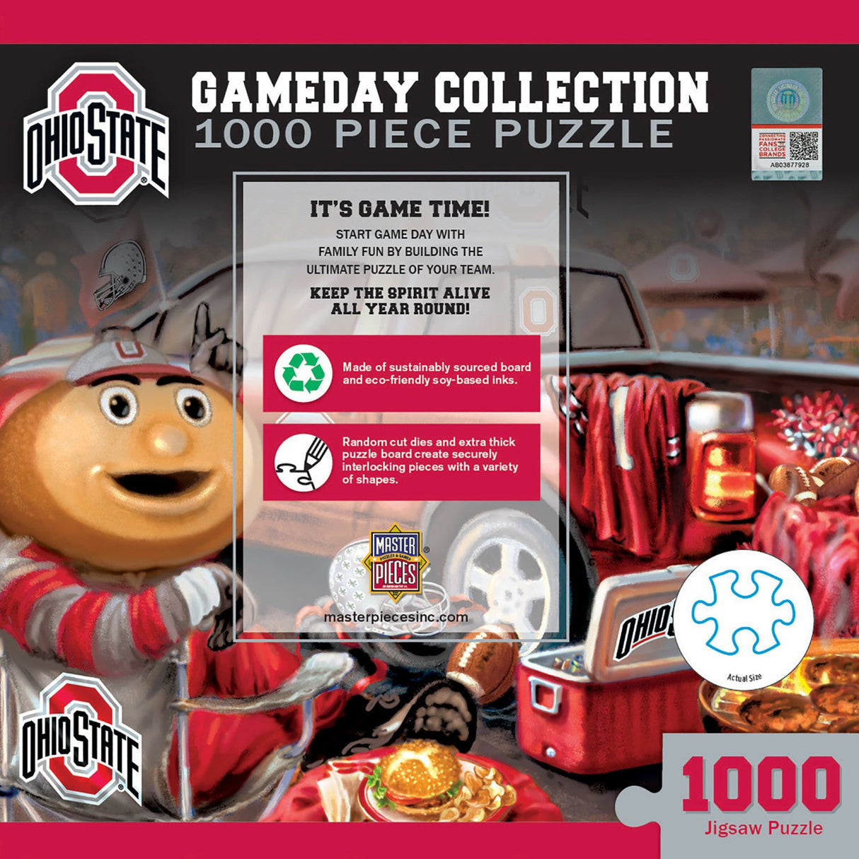 Ohio State Buckeyes - Gameday 1000 Piece Jigsaw Puzzle