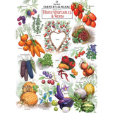 Farmer's Almanac - Fruits, Vegetables, & Herbs 1000 Piece Jigsaw Puzzle